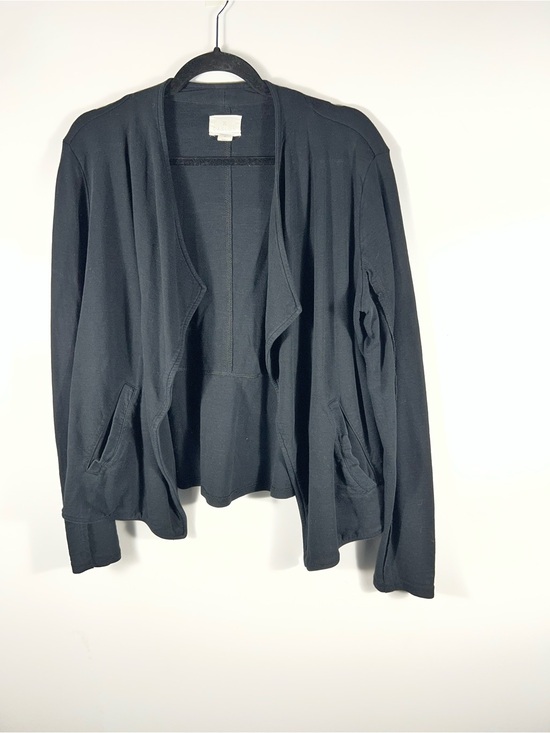 Caslon Jackets & Blazers - Caslon Open Cardigan Blazer Black Sz Large